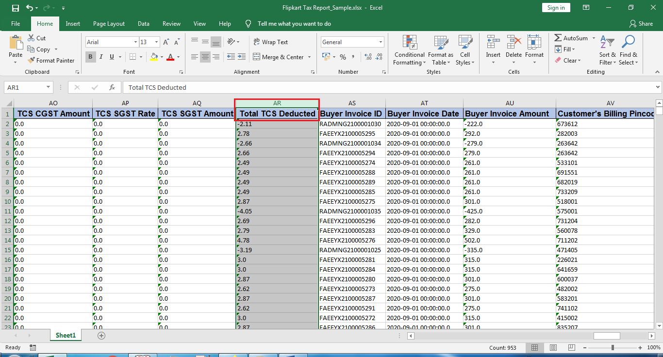 How to Record TCS deducted by the Flipkart in Tally?