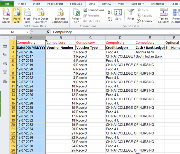 date format issue in excel