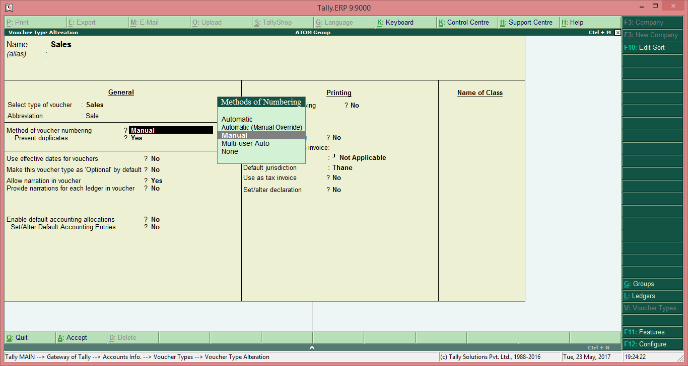 Tally File Extension