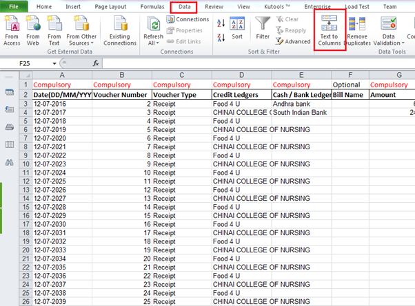 date formatting issue in excel